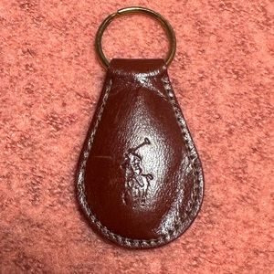 Vintage polo keychain